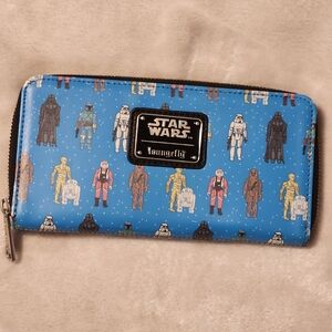 Loungefly Star Wars Wallet Blue Mint Condition